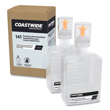 Coastwide Professional™ 70% Alcohol Foaming Hand Sanitizer Refill For J-series Dispensers, 1,200 Ml Cartridge, Unscented, 2-carton freeshipping - TVN Wholesale
